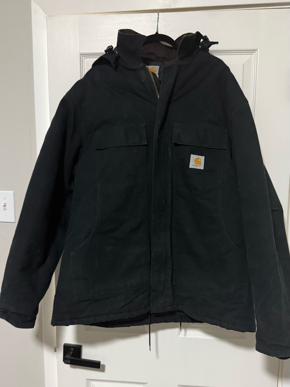 Black Carhartt Men's Insulated Jacket